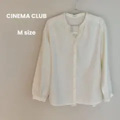【美品】CINEMA CLUB アイボリー 長袖シャツ