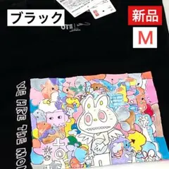 UNIQLO × POP MART コラボTシャツ ブラック Mサイズ 新品
