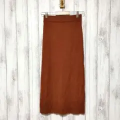 UNIQLO ユニクロ (S)　メリノブレンド リブスカート