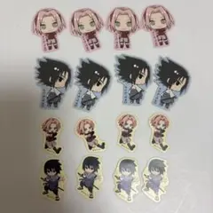NARUTO ニジゲンノモリ シール サクラ サスケ②