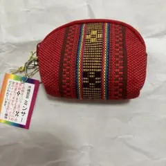 未使用 沖縄ミンサー コインケース