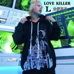 タグ付き✨未使用品 ラブキラー CASTLE RHINESTONE HOODIE
