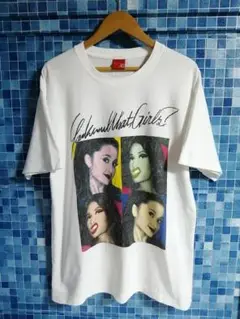 【 Lサイズ 白 】完売 ASIDE アリアナ・グランデ ふたりの魔女 Tシャツ