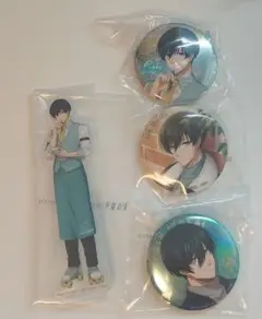 ブルーロック　一番くじ　缶バッジ　アクスタ　凛