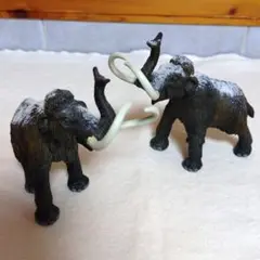 【ミニチュア】リアル マンモス フィギュア オブジェ 氷河期バージョン
