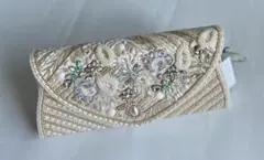 新品未使用　ノクチルカ NOCTILUCA ビーズ刺繍 パーティーバッグ