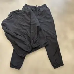【美品】Blanks Factory UK ナイロンセットアップ　Lブラック