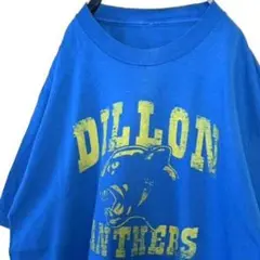 DILLON パンサーズ PANTHERS Tシャツ ブルー 青 古着