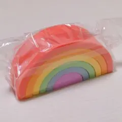 ✨虹の積み木 シリコンパズル 知育玩具 虹 レインボー 出産祝い