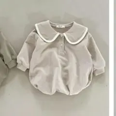 韓国服∕セーラーロンパース　80cm(気持ち大きめ)