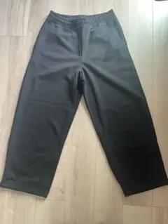 UNIQLO ユニクロ ワイドスウェットパンツ ブラック