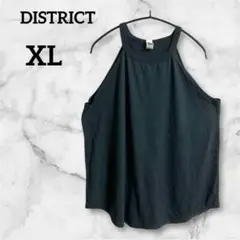 DISTRICT 【XL】ダークグレー タンクトップ