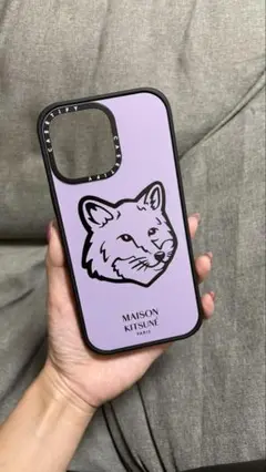 MAISON KITSUNÉ フォックスイラスト iPhoneケース