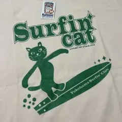 ☆新品☆ サーフィン キャット Tシャツ 面白い おもしろ ユニーク ジョーク