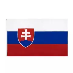 スロバキア 国旗 フラッグ 応援 150cm flag 旗 サッカー インテリア
