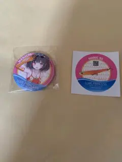 ルアープリンセス　缶バッチ　ステッカー