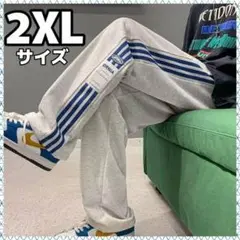 スウェットパンツ トレーニング スポーティ サイドライン ワンポイント【2XL】
