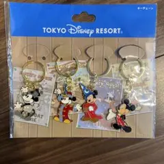 ミッキー　キーチェーン　東京ディズニーリゾート　4種類　キーホルダー