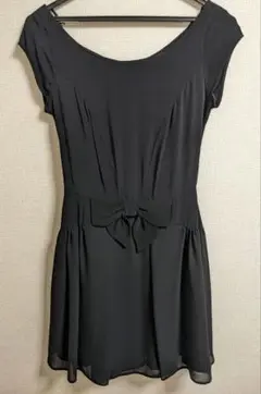 TOP SHOP ワンピース　ドレス　リボン　黒