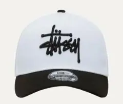 Stussy　キャップ　ニューエラ　ホワイト