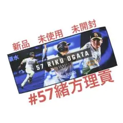 #57 緒方理貢 プレイヤーズフォトマイクロファイバータオル