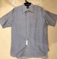 J.PRESSストライプ 半袖シャツ Lサイズ