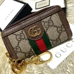 極美品✨グッチ オフィディア コインケース キーケース GG シェリーライン