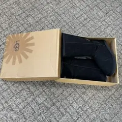 アグ UGG レディース ムートンブーツ 黒 24cm