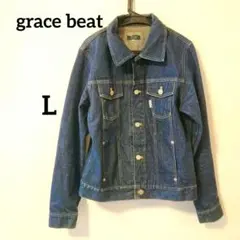 grace beat デニムジャケット Gジャン　カジュアル　L　ヴィンテージ