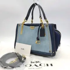 希少!超美品♪COACH Dreamer 66933 デニム 日本限定モデル