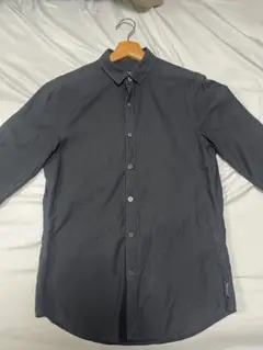 【美品】アルマーニ　シャツ　黒　ARMANI