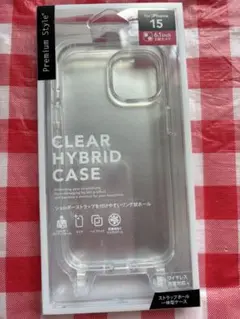 iPhone 15 クリアハイブリッドケース