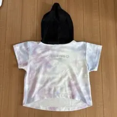 半袖　フード付きトップス