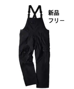 ワークマン　オニテックス　クロスランダーサロペット　F ブラック　①