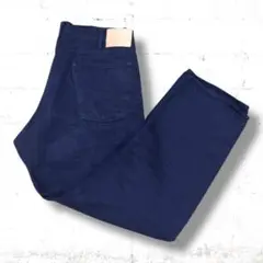 EEL 夏の砂浜デニム　リネン100% Lサイズ　ワイド　ストレート　麻