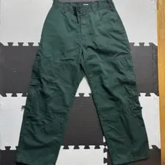 XLARGE ダークグリーン パンツ