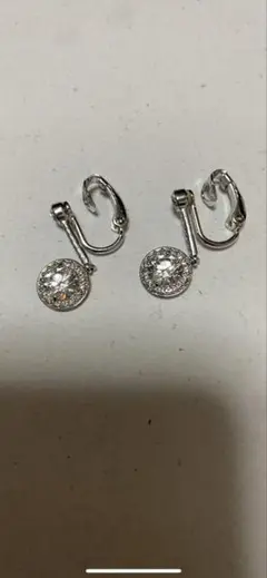Swarvski クリスタル装飾フックイヤリング