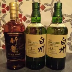 白州12年 竹鶴ピュアモルト 3本セット