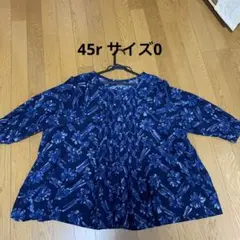 45r 花柄ブラウス 45rpm