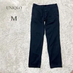 【ユニクロ】UNIQLO ネイビー M レギュラーフィットチノ