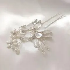 ❤️ウェディング❤️ シルバー ヘアアクセ ヘアアクセサリー 七五三 成人式