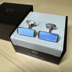 Tateossian カフリンクス　カフス　ブルー