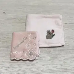 アフタヌーンティー　ハンカチ　2枚セット