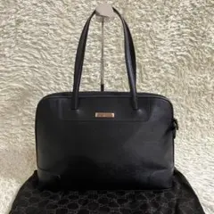 GUCCI グッチ A4可能 トートバッグ ビジネスバッグ レザー ブラック