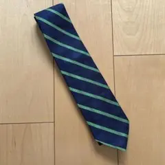 VANNERS SILKS ネクタイ ネイビー グリーン