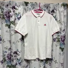 adidas ホワイト ポロシャツ L/6