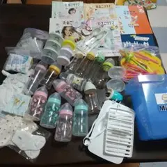 ミルトン・哺乳瓶・出産育児準備品など100サイズダンボールにまとめていっぱい