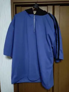 tk. タケオキクチ フード付きTシャツ Lサイズ ブルー