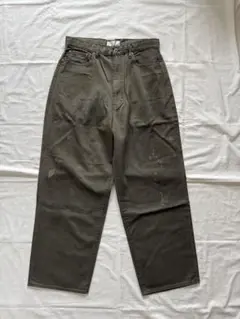 e.sen EDDIE WIDE CHINO PANT OLIVE M