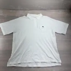 $ LACOSTE ホワイト ポロシャツ サイズ40